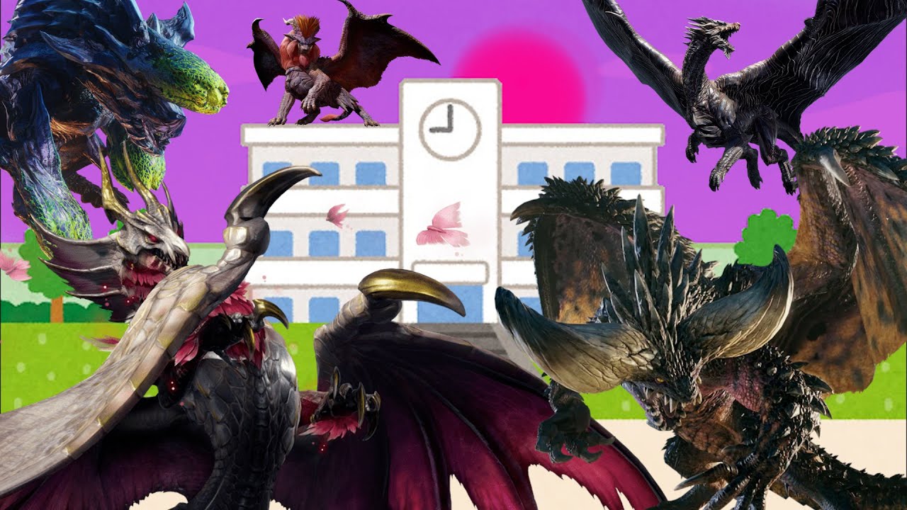 【モンハン寸劇】高校シリーズ総集編①【リオレウス/ネルギガンテ/メル・ゼナ/ブラキディオス/テオ・テスカトル/サンブレイク】