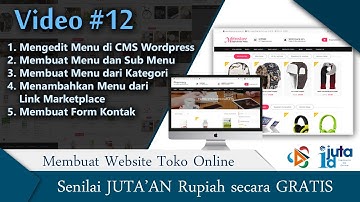 #12 Tutorial Membuat website Toko Online Professional (eCommerce)| Untuk Pemula (2018)