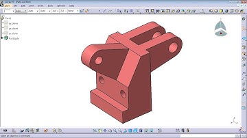 CATIA V5 practice model for beginners