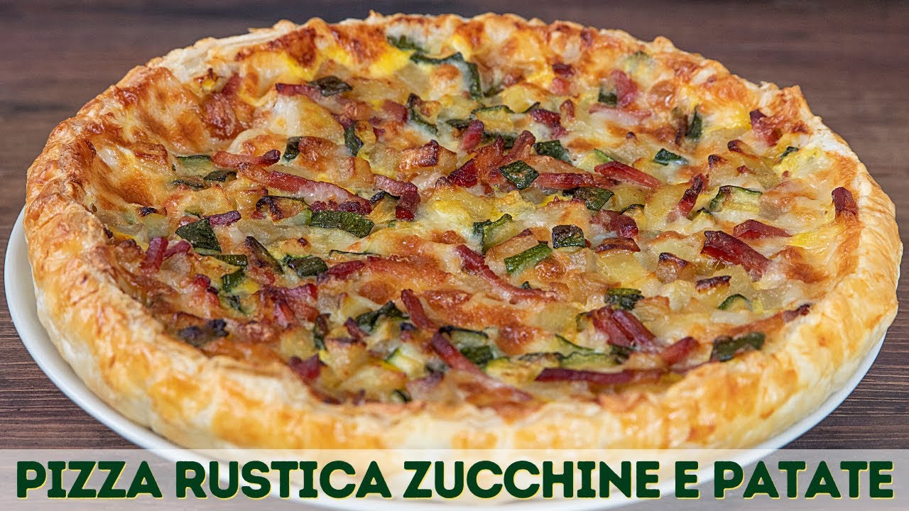 ⁣PIZZA RUSTICA DI ZUCCHINE E PATATE Ricetta Facile - Fatto in Casa da Benedetta