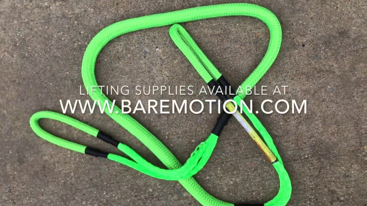 Synthetic Lifting Slings Baremotion Product Video YouTube