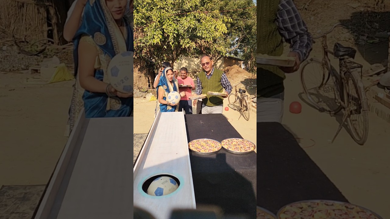 Interesting game volleyball roll and take biscuits challenge 