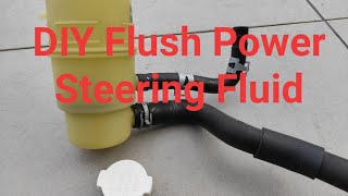 DIY Perodua Alza Flush Power Steering Fluid