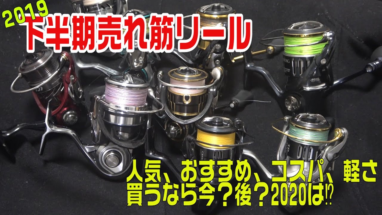 リール もっとも売れたリール19下半期 年リールを買うなら Youtube