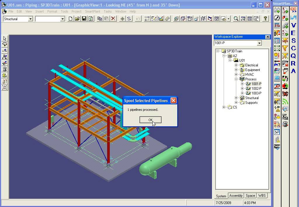 Sp3d SP3D Automation ToolKit SpoolSelected - YouTube
