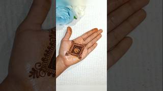 Simple Elephant Mehendi Design✨🌿 square mehndi design #mehendishorts