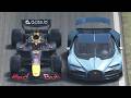 Red Bull F1 2025 vs Bugatti Tourbillon at Monza
