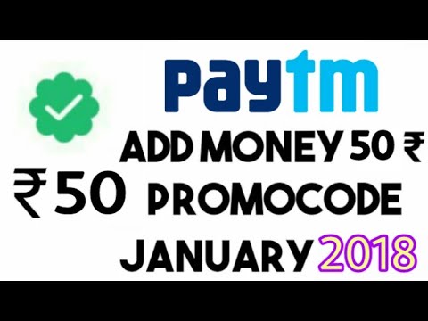Paytm 2018 new Promocode₹50Add MONEY 2018 ||  Paytm Promocode working 100% Real Promocode All user