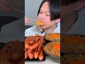 Mukbang ASMR シャウエッセン 茹で卵フライ 納豆ライス sausage, Fried Eggs, Natto #shorts
