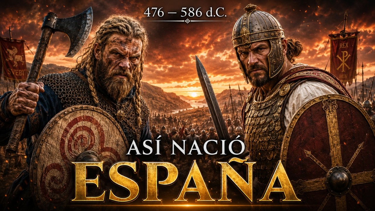 ASÍ NACIÓ ESPAÑA (476 — 586 d.C.) | Los Guerreros Visigodos y Suevos en Batalla Épica | Con IA
