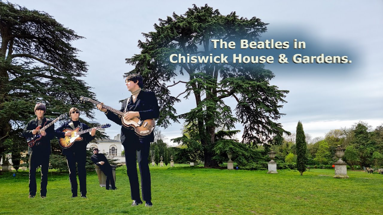 The Beatles in Chiswick House & Gardens.