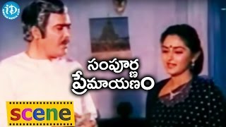 Sampoorna Premayanam Movie Scenes - Rao Gopal Rao Boasts About Shoban Babu To Jayaprada
