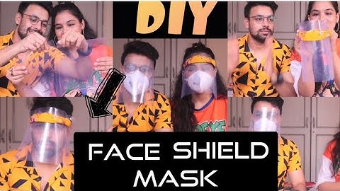 Make Your Own Face Shield Mask At Home || STYLEINCURLYSWAG