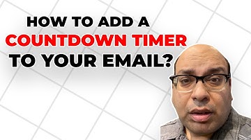 🆕How To Add A Countdown Timer To Your Email: Send Countdown Timer In Email
