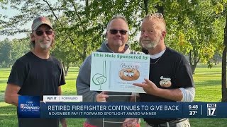 Retired firefighter continues to give back