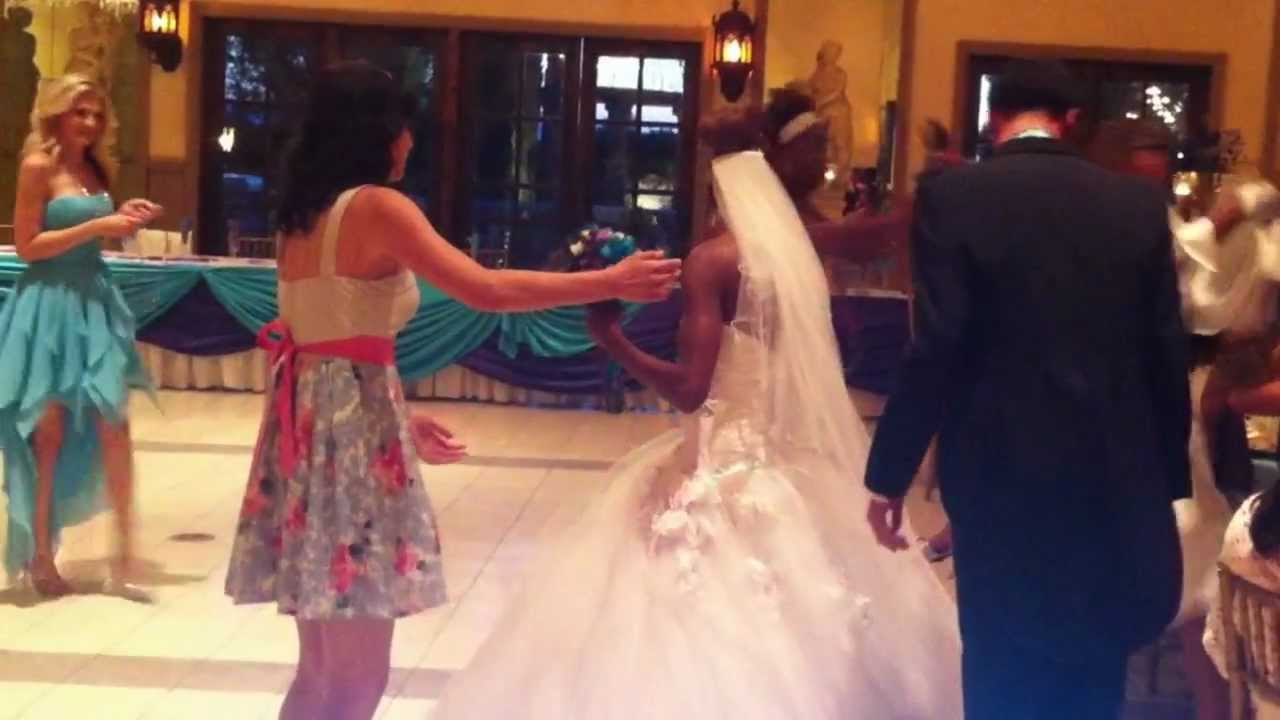 Adolph Mar Seana Person Wedding Reception Line Dancing Youtube