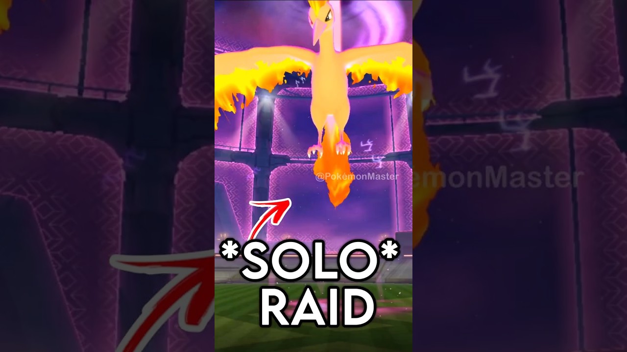 *SOLO* Dmax Moltres raid (Pokemon GO)