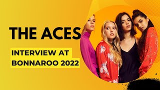 THE ACES — interview at Bonnaroo Music and Arts Festival