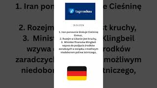 Niemiecki dziennik telewizyjny @tagesschau 18 kwietnia