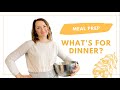 Sunday Meal Prep+ Cook Dinner with me! (Homeschooling mom of 4)