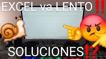 🛠️ SOLUCIÓN: EXCEL va LENTO, NO RESPONDE, SE BLOQUEA O NO FUNCIONA (ACELERAR EXCEL)