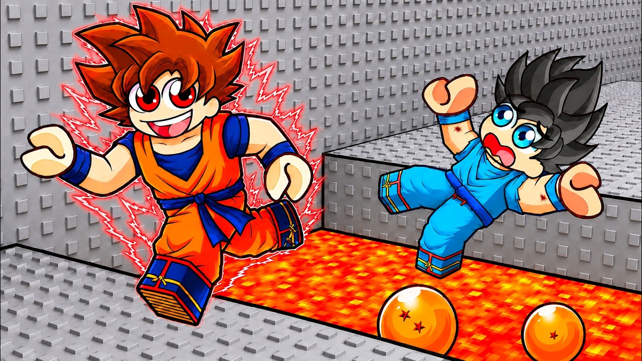 Conseguí PODER MÁXIMO para ESCAPAR DE DRAGON BALL en Roblox!