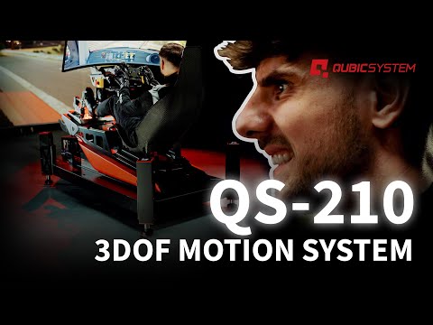 Premiere 3DOF Motion System QS-210. Automotive grade performace for your simracing experience. (4K)