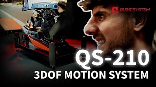 Premiere 3DOF Motion System QS-210. Automotive grade performace for your simracing experience. (4K)
