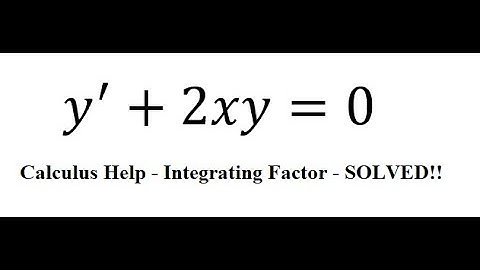 Calculus Help: Differential Equations - y^