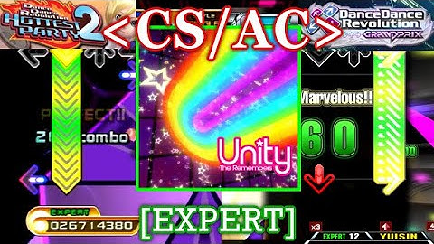 【DDR CS / AC】 Unity [EXPERT] 譜面比較 Comparison