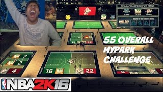 Nba 2k16| 55 overall myplayer snaps 38 game win streak !!!! mypark challenge - prettyboyfredo