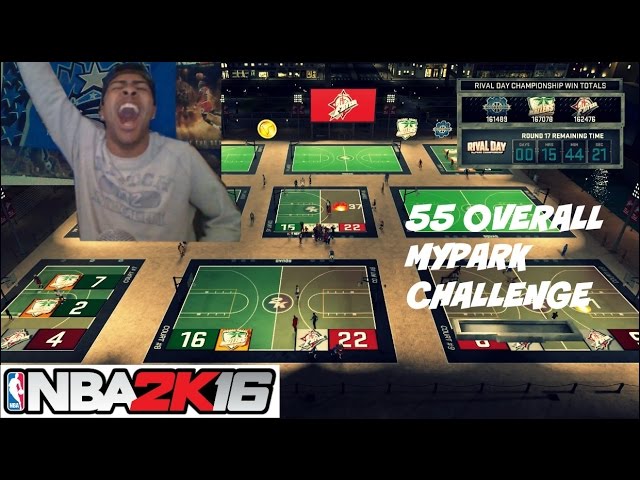 NBA 2K16| 55 overall myplayer snaps 38 GAME WIN STREAK !!!! MyPark challenge - Prettyboyfredo