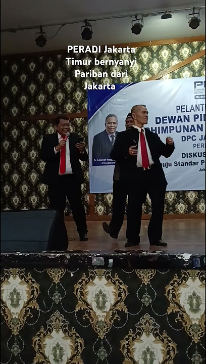 PERADI Jakarta Timur Bernyanyi Pariban dari Jakarta