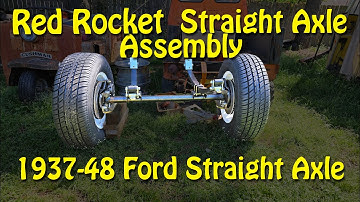 Red Rocket Straight Axle Assembly (1937-48 Ford Straight Axle) @speedwaymotors #440Cushman