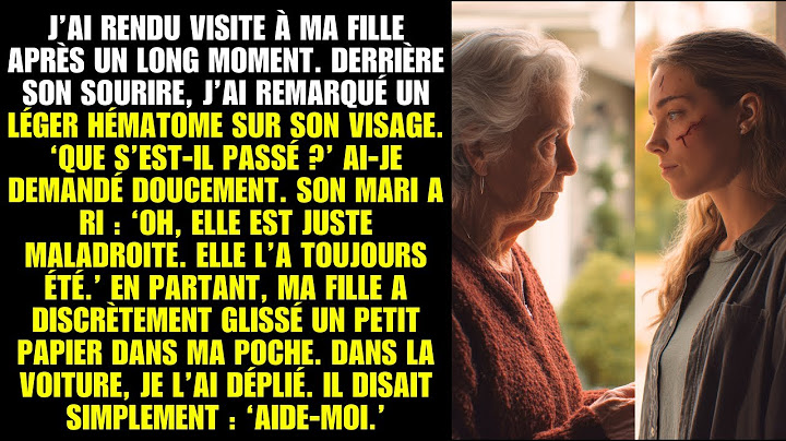 Elle cache un appel à l’aide derrière son sourire...