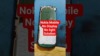 Nokia Mobile white LCD/No Display No LCD light #solution #repairing