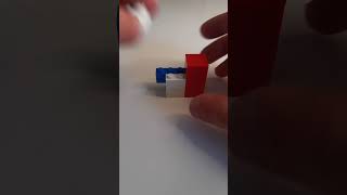 Lego French flag tutorial! #lego #flag #viral #goviral #shorts