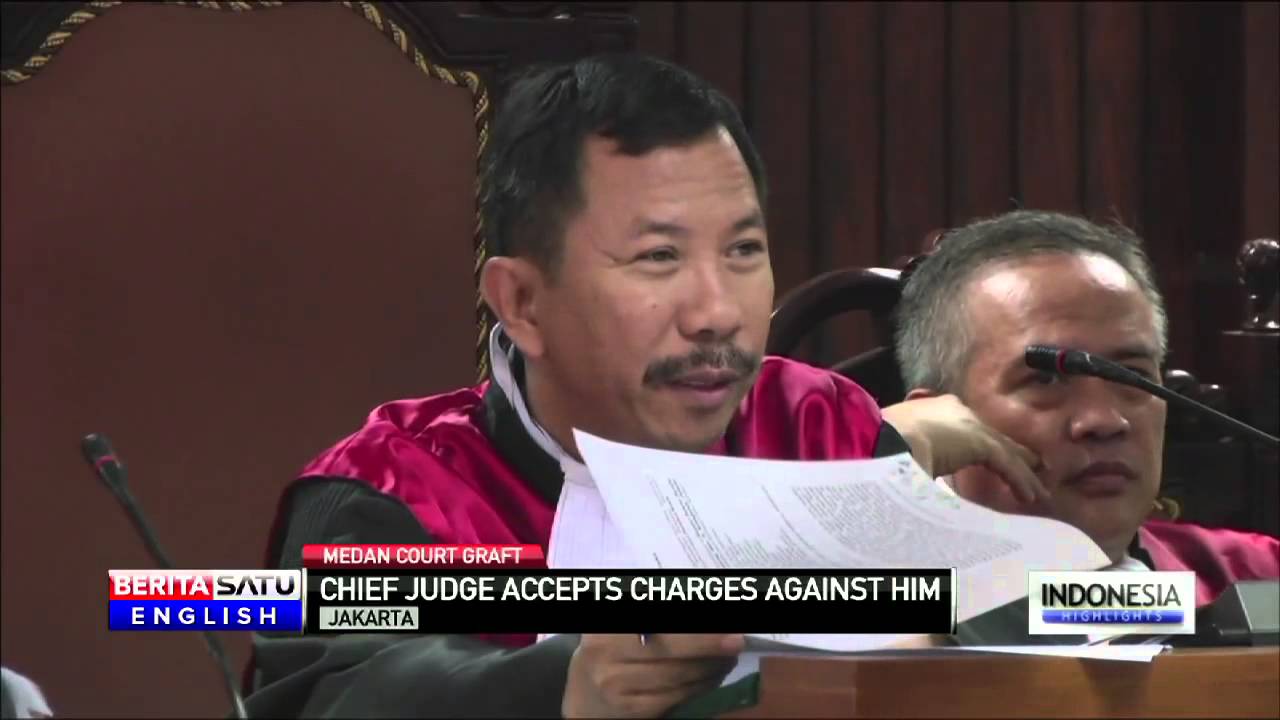 Medan PTUN Chief Judge Accepts Charges Against Him