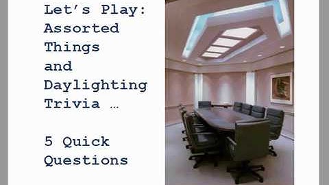 2016 Title 24 Part 6 Trivia 01 California Energy Code Lighting Controls 5 Questions Acceptance
