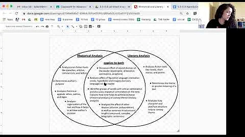 Rhetorical versus Literary Analysis