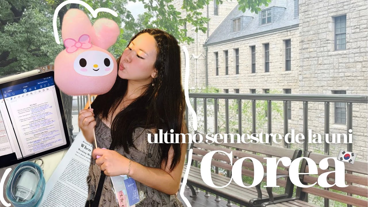 VLOG🎀 ULTIMO primer dia de la uni 🏫🎓: ultimo semestre, psicologia, estudiando en Corea 🥸