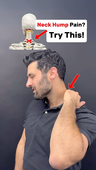 Stiffness and pain at the base of your neck? Try this mobilization. #neck #neckpain #neckpainrelief