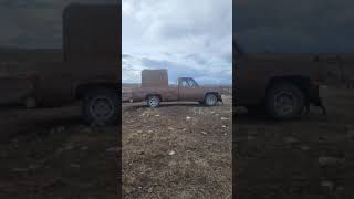 Huge Block of Hay Falls Off Truck as Soon as it Runs - 1496954