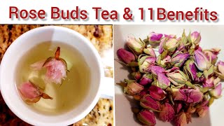 Rose Buds Tea - Pink Dried Rosebud Flower Tea Benefits Of Rose Tea Simple Easy Cooking