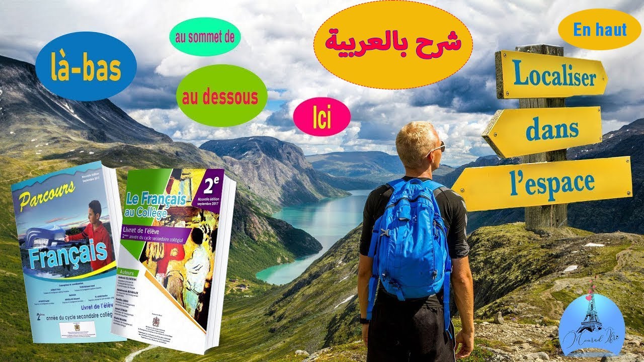 situer un élément dans l'espace par le biais des localisateurs  شرح بالعربية page 44,42