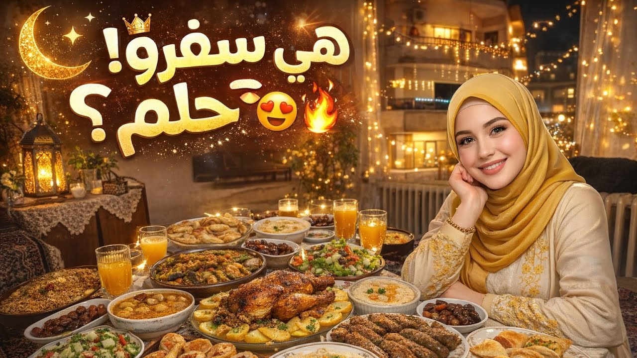 أكبر سفرة إفطار عندي 😍 سقسقة ونغنغة وأجواء بتفتح النفس