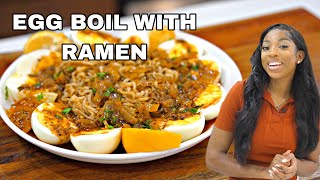 Amazing Egg Boil with Ramen Noodles Recipe