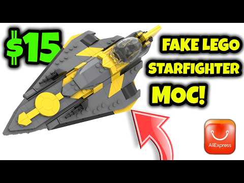 Testing AliExpress Fake Lego | Anakin's Starfighter MOC!