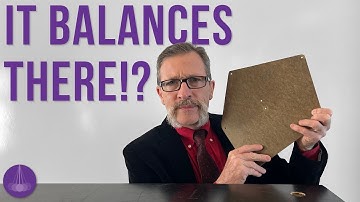 Can You Find the Center of Mass of This Irregular Object?