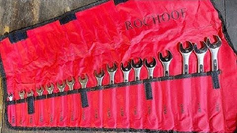 ROCHOOF Super Thin Open End Wrench Set Review, Sturdy and very thin